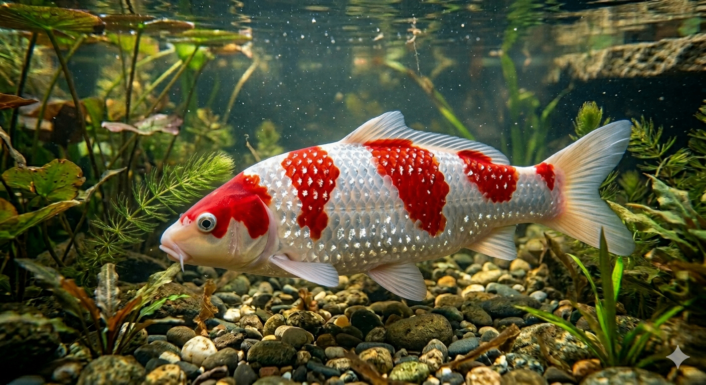 Koi-Sorte GinRin Kohaku